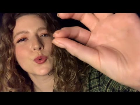 ASMR Reiki | Inaudible Whispering + Plucking + Sleepy Face Touches + Mouth Sounds + Hand Movements