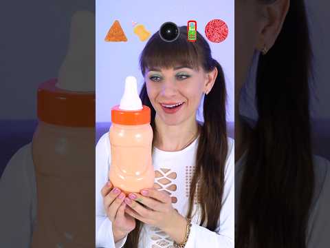 ASMR Emoji Giant Takis, Baby Bottle Eating #shorts