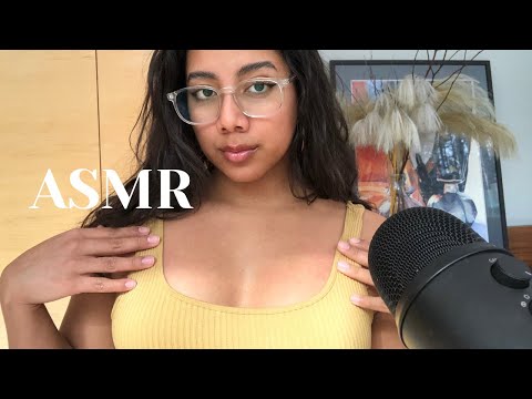 ASMR shirt and skin scratching (fabric sounds)