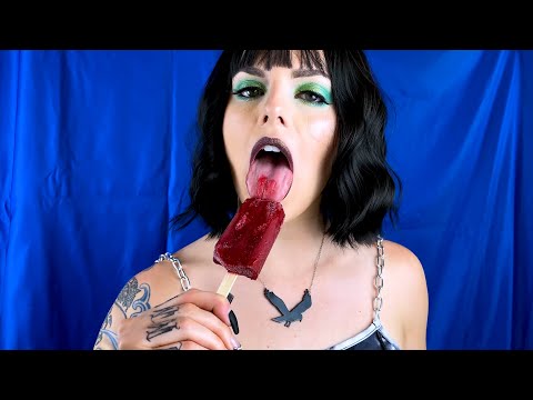ASMR Vampire Plasma Popsicle Licking