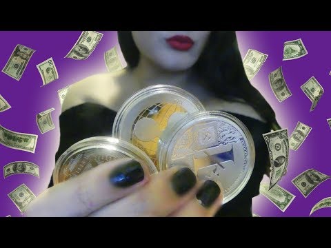 ASMR Whisper  ~ Money Sounds I'm an Investor and I own Bitcoin's
