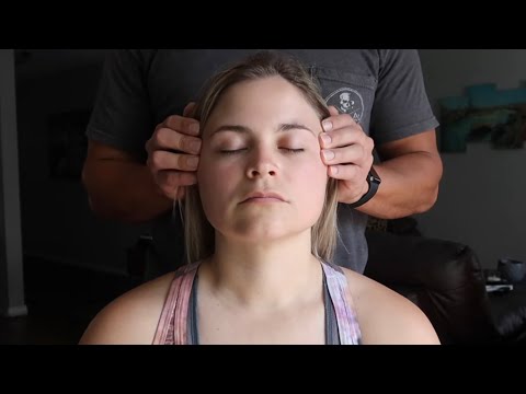 ASMR | Husband Gives Me A Relaxing Face Massage  (No Talking)