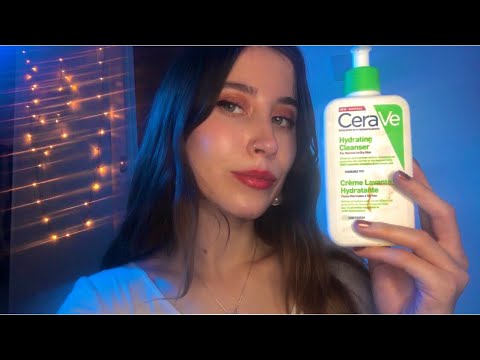 ASMR Doing Your Skincare (Fast & Aggressive With Lots of Tapping)