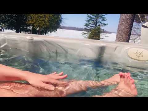 ASMR feet in Jacuzzi