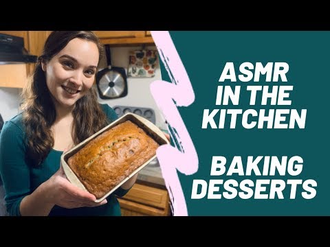 ASMR Baking Homemade Banana Bread | Soft Spoken