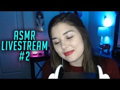 3DIO ASMR Livestream (Various Triggers and Whispering)
