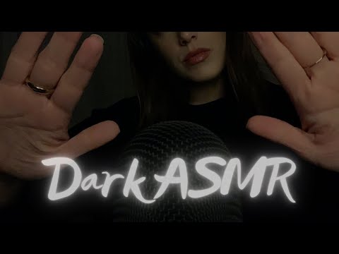 ASMR/For Stress & Anxiety/Dark Background/Whispers & Personal Attention