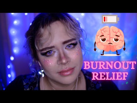 Burnout Relief Hypnosis Guided Meditation ASMR Ear Massage
