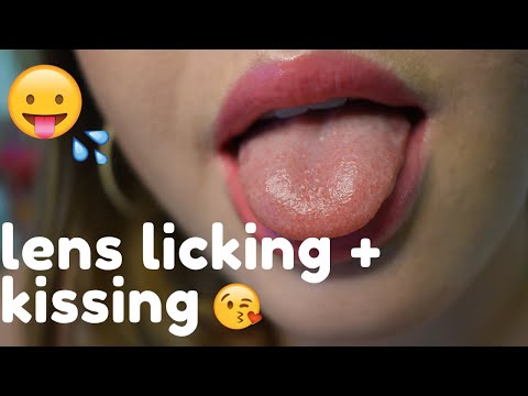 ASMR || LENS LICKING + KISSING