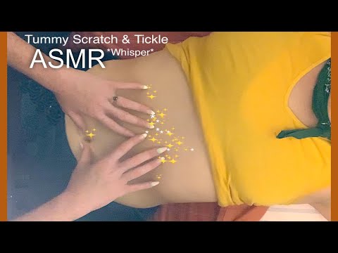 ASMR Gentle Belly Scratch & Whisper 😴