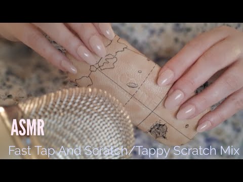 ASMR Fast Tap/Scratch/Tappy Scratch Mix