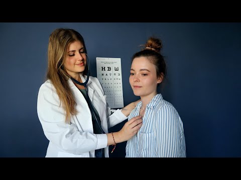 ASMR [Real Person] Doctor Exam: Head to toe Assessment RP (deutsch/german) Full body medical exam 1