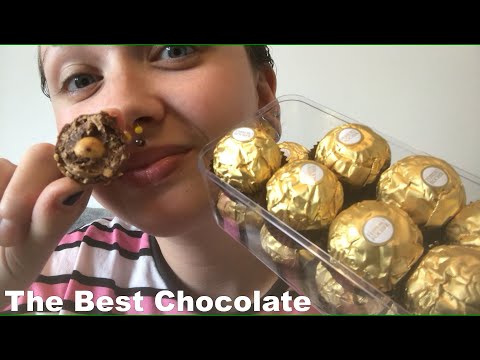 ASMR Eating Ferraro Rocher Chocolate (The Elite Chocolate)