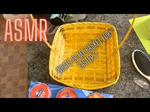 ASMR what’s in my adult Easter 🐣 basket 🧺?