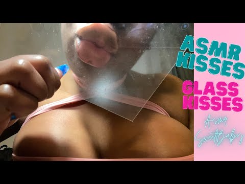 GLASS KISSES | ASMR | PATREON | EBONY KISSES
