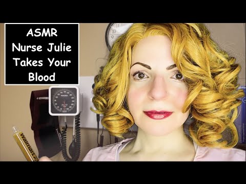 ASMR Roleplay Nurse Julie Takes Your Blood 🩸 👩‍⚕️(Personal Attention)