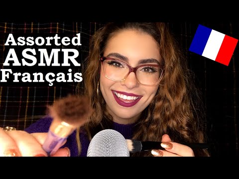French Girl Puts U To SLEEP 😴 ASMR *Assorted Triggers* ~Tapping, Tracing, Light Shining~