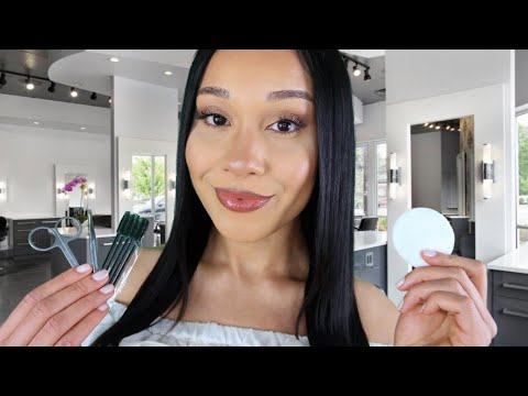 ASMR Beauty Salon Brows & Skincare♡ REALISTIC Roleplay