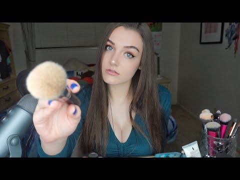 ASMR Friend Does Your Makeup Roleplay (Personal Attention & Whispers)