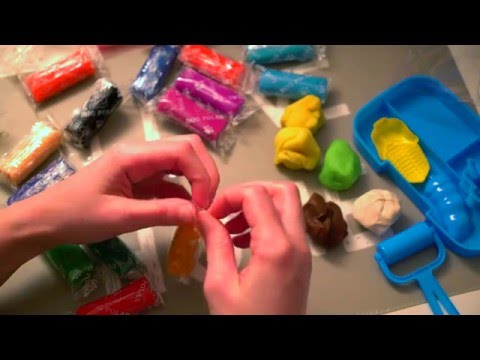 ASMR Unboxing a Different Set of Play-Doh | Crinkly Sounds | Whispering