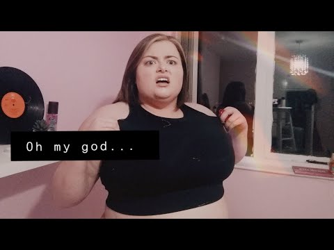 Fat girl tries gym wear