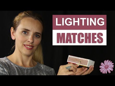 ASMR - MATCH LIGHTING | 🔥 Lighting Matches and Blowing Them Out 🔥| Whispering
