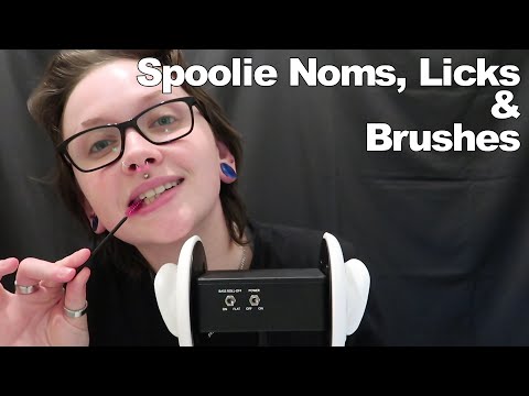ASMR Spoolie In Your Ear [Sensitive Noms, Licks & Brushes]