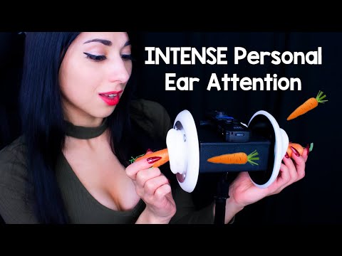 ASMR 3Dio Personal Ear Attention to Cure Your Tingle Immunity 🥕 😴 | Ear to Ear INTENSE TRIGGERS
