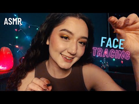 ASMR Face Tracing & Relaxing Visuals (Tapping, Scratching, Personal Attention)