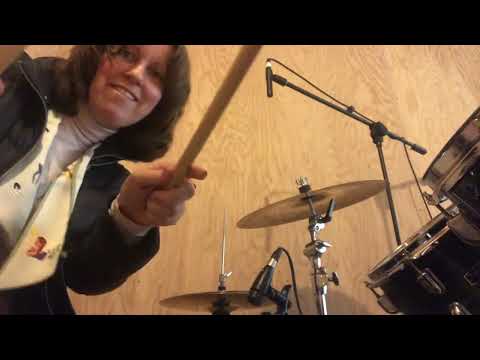 ASMR 1st time playing drums