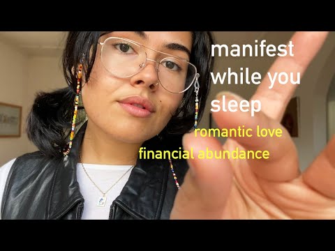 Manifest while you sleep! Cord plucking, hand movements, energy cleanse (lo-fi asmr)