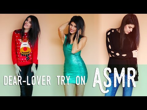 ASMR ita - 👗 DEAR-LOVER Try-On Haul (Whispering and Fabric Sounds)
