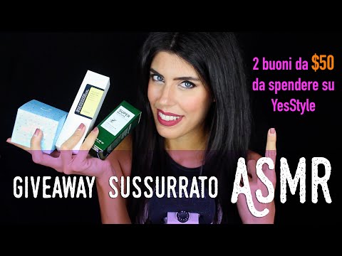 ASMR ita - 🎁 GIVEAWAY PER VOI by YesStyle (Whispering) • 40 MINUTI di RELAX!