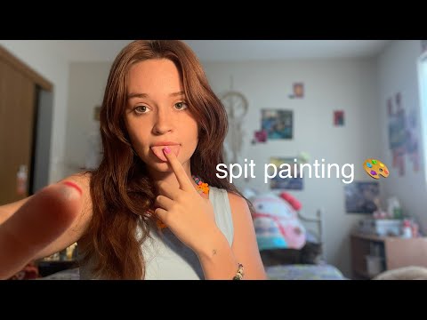 ASMR Spit Painting You Lofi Spit paint