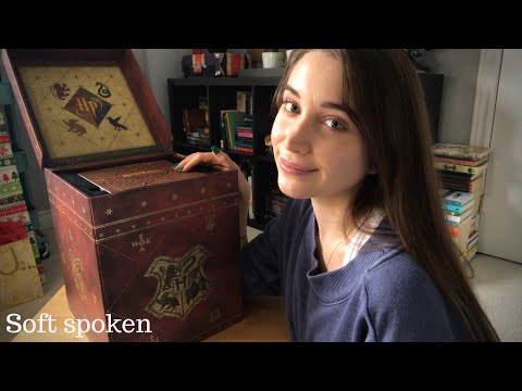 🧙🏼‍♀️Show & Tell Harry Potter Wizard’s Collection📦• ASMR • So many sounds! • Soft Spoken