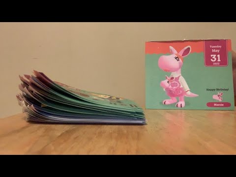 ASMR Tearing Out Old Calendar Pages | Paper Ripping Sounds
