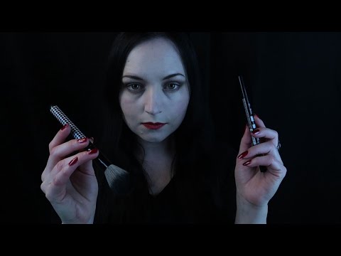 ASMR Morticia Addams Does Your Makeup Roleplay 💀 Soft Spoken