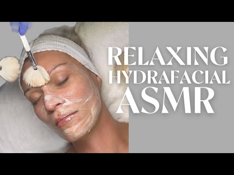 RELAXING DERMAPLANING AND HYDRAFACIAL ASMR