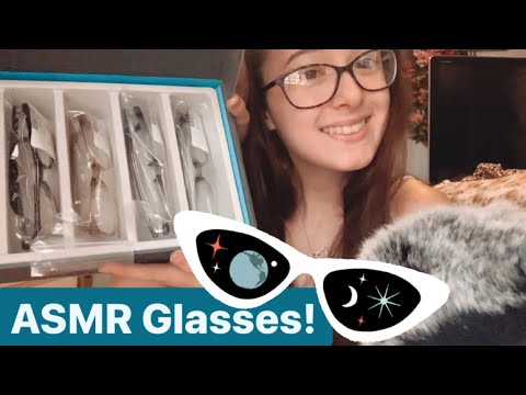 ASMR Try On Glasses With Me! (glasses tapping!) 👓