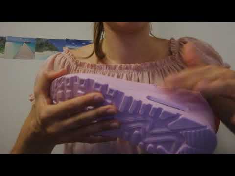 ASMR NEW SHOES TAPPING AND SCRATCHING