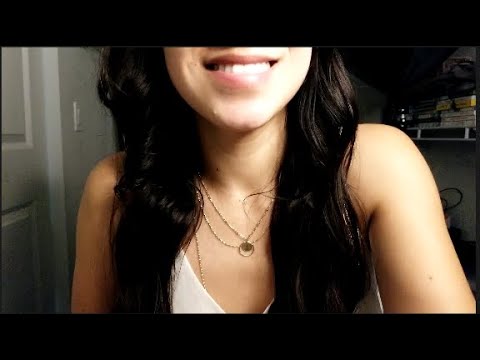 Trying ASMR  for the First time |makeup routine|