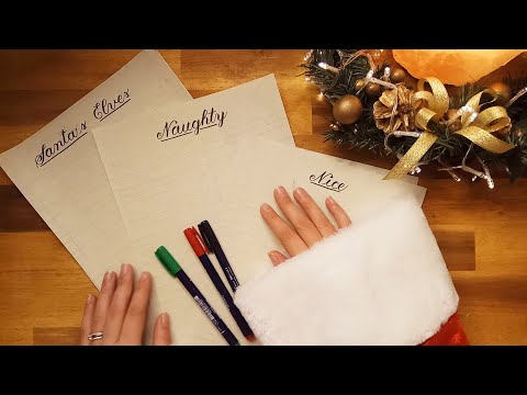ASMR Santa Makes "The List" (November Viewer's Appreciation)
