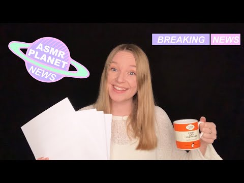 ASMR Positive News Stories! (Whispered, Typing)