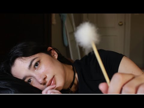 ASMR by the Bedside 🛌 (chill triggers, magazine flip, mouth sounds, etc.)