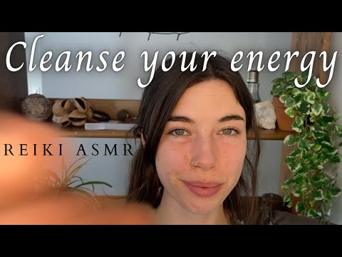 Reiki ASMR ~ Plucking and Pulling Negative Energy | Crystals | Aura Energy Cleanse