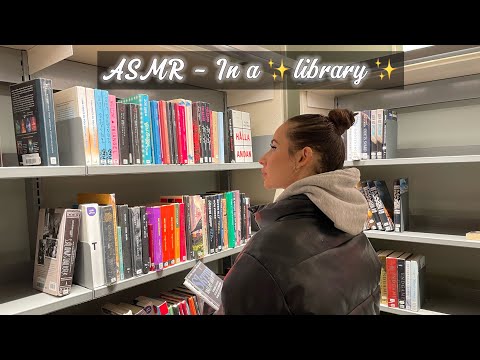 ASMR in a library 📚 (Tingly)