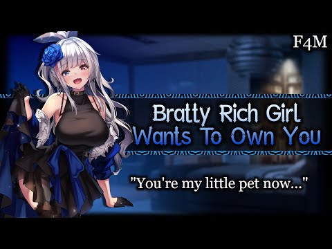 Bratty Rich Girl Wants To Own You[Bossy][Dominant][Mean Girl][Ara Ara] | ASMR Roleplay /F4M/