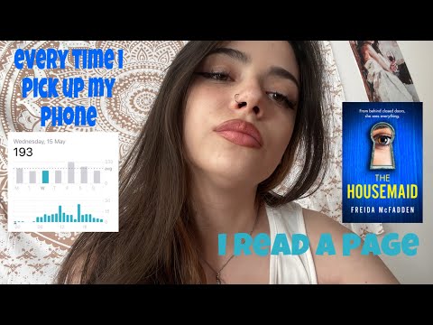 reading a page for every time i picked up my phone ASMR (reading challange)