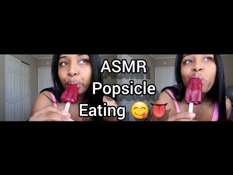 [ASMR] Wet Popsicle Eating 😁