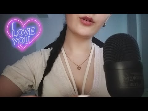 ASMR repeating "I LOVE YOU" till you feel loved💗